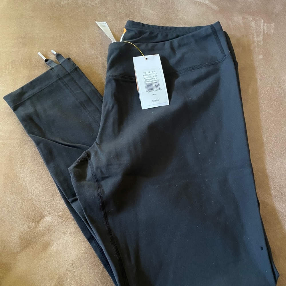 NWT Lucy Convertible Power Legging